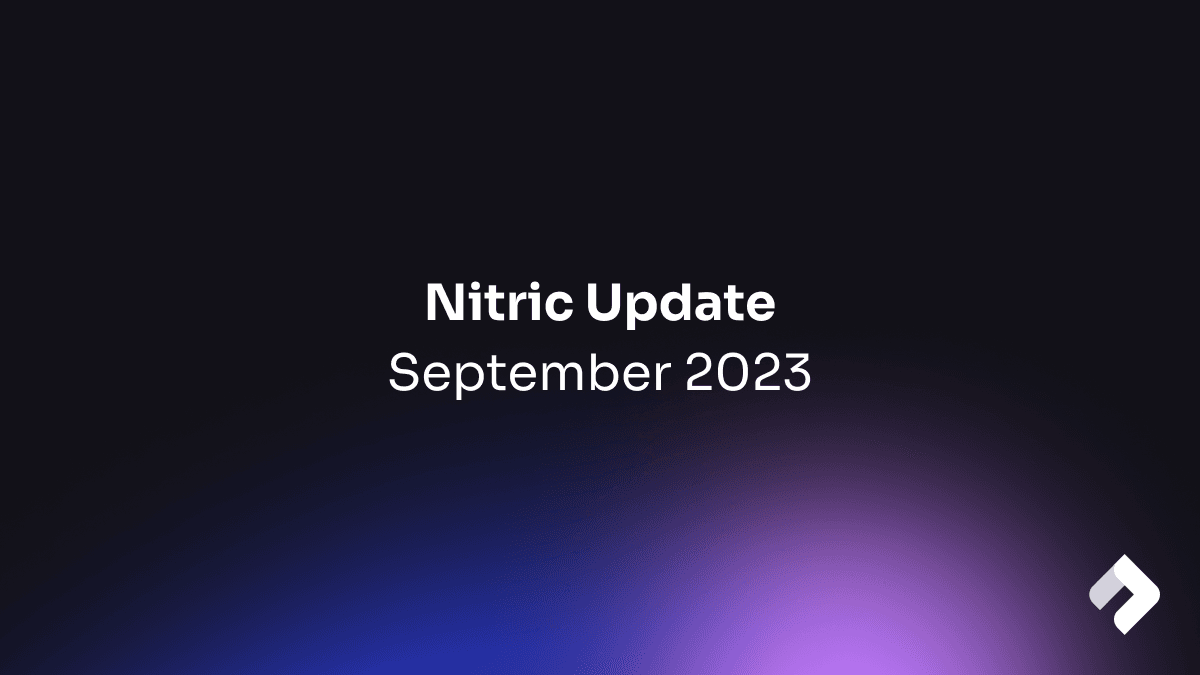 Nitric update newsletter banner